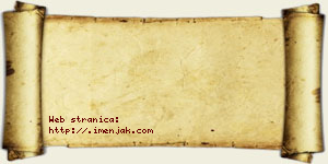 Valentina Tošović vizit kartica